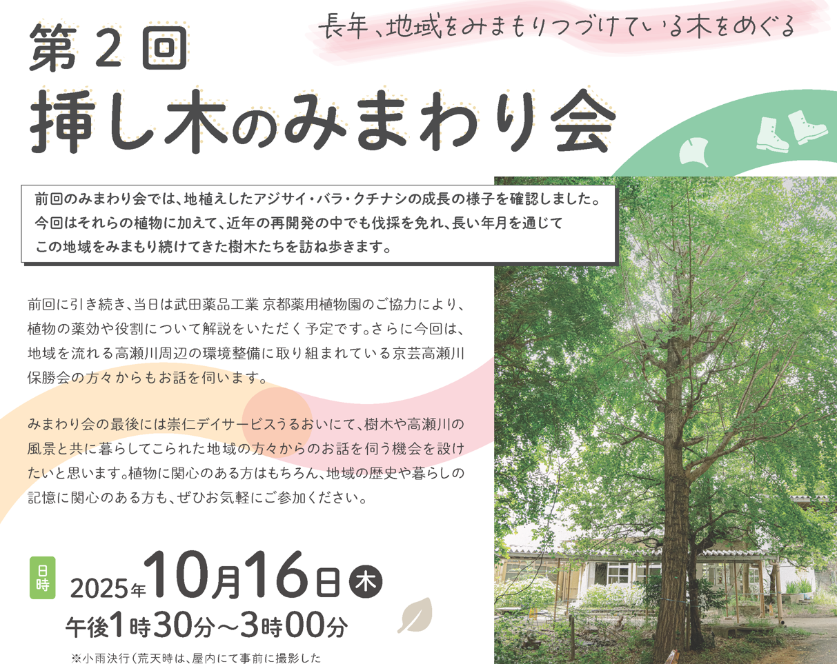 「第2回 挿し木のみまわり会」のお知らせ